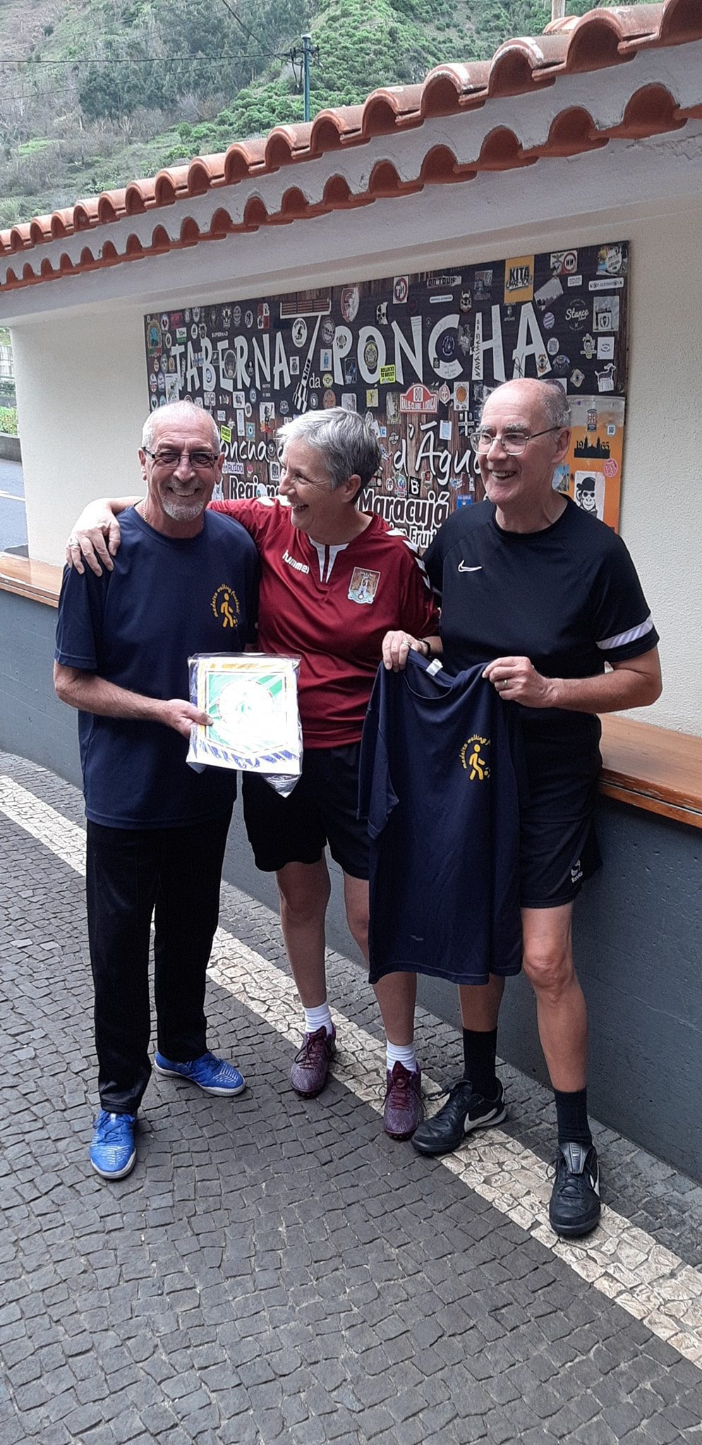 Fiona (Fe) & Graham Gardner from Northampton Town Walking Football
Madeira Walking Football MWF